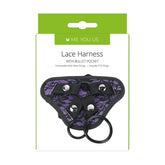 Me You Us Lace Harness With Bullet Pocket > Realistic Dildos and Vibes > Strap On Harnesses
